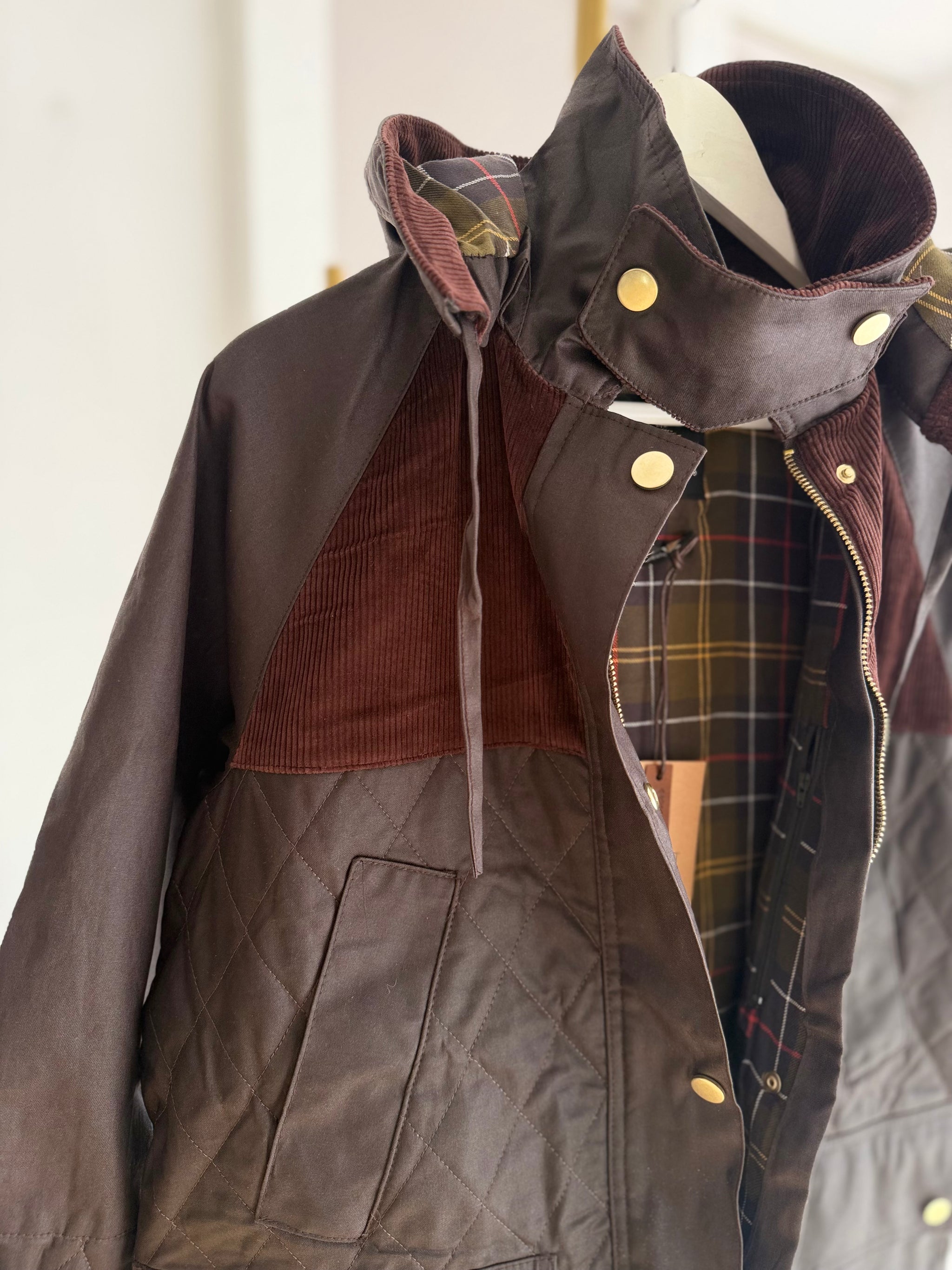 Concept Lueur Kapüşonlu Yağlı Mont Acı Kahve