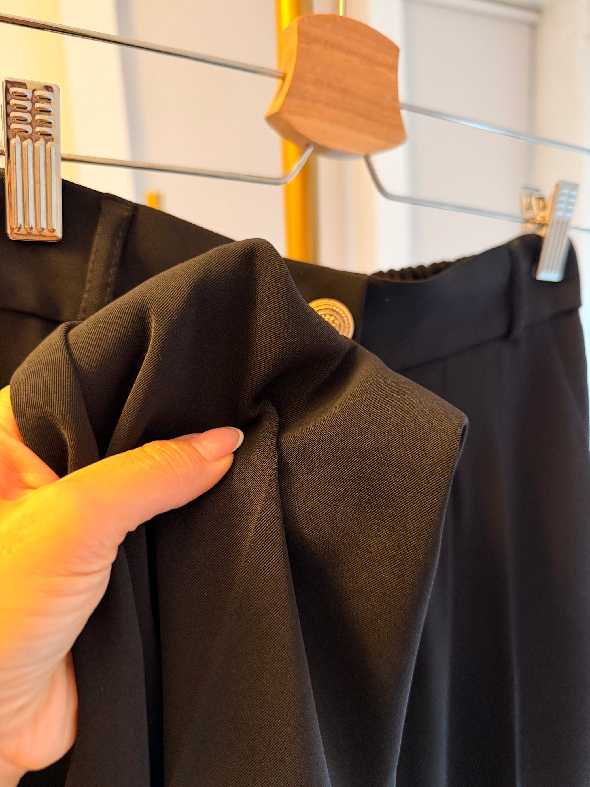 Palazzo Premium Siyah Pantolon