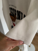 California Bear Beyaz Basic Tshirt