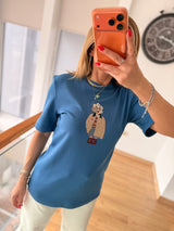 Red Queen Pastel Mavi Basic Tshirt