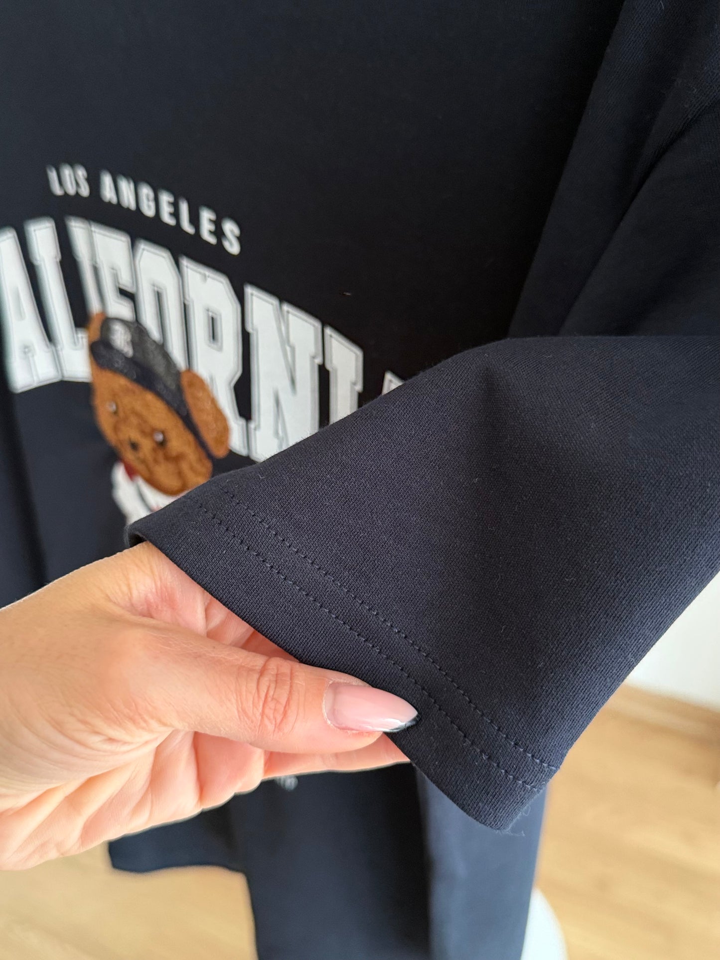 California Bear Lacivert Basic Tshirt