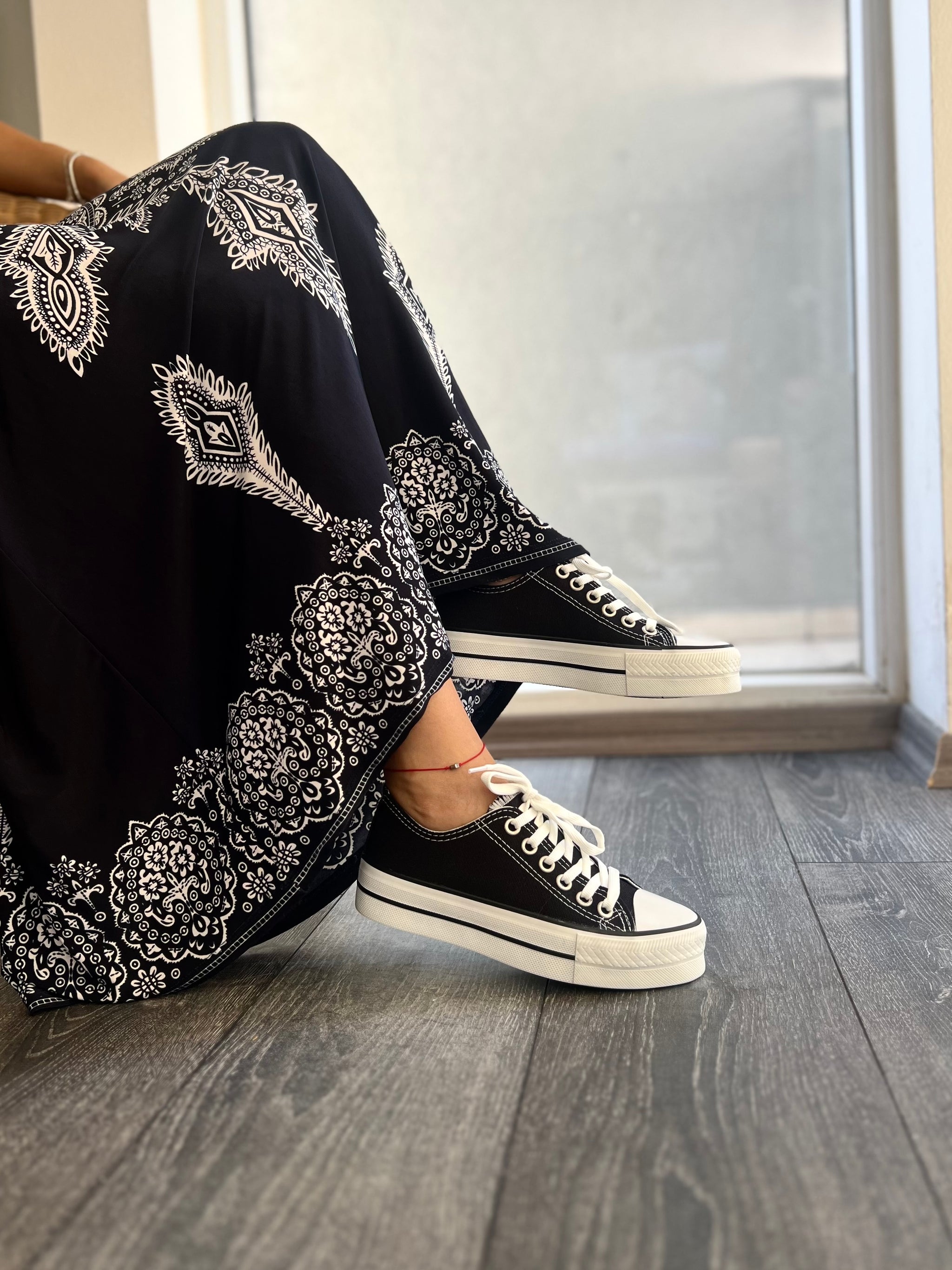 PLATFORM TABAN NOİR SPOR AYAKKABI