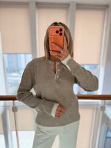 Vizon Yumuşak Doku Düğmeli Triko