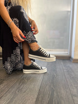 PLATFORM TABAN NOİR SPOR AYAKKABI