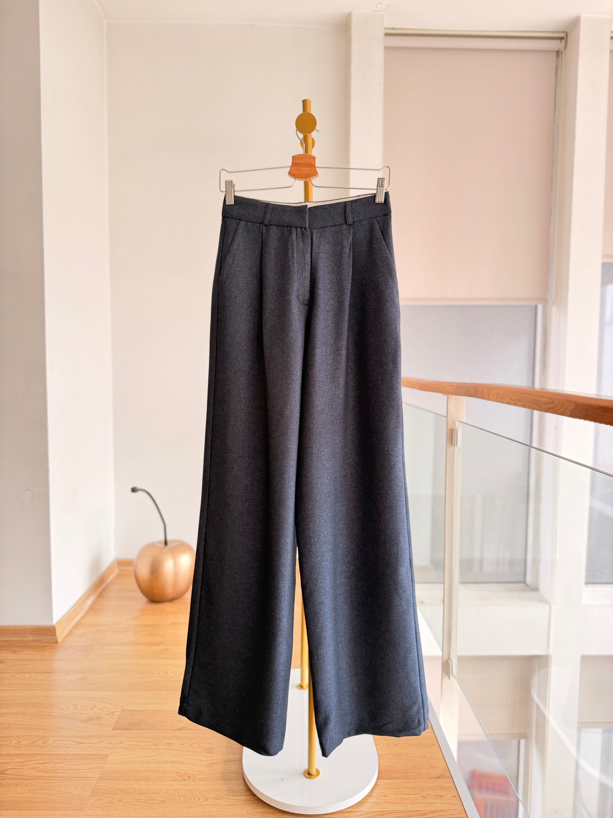 Premium Palazzo Lacivert Pantolon