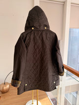 Concept Lueur Kapüşonlu Yağlı Mont Acı Kahve