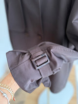 Lueur Concept Premium Acı Kahve Trençkot