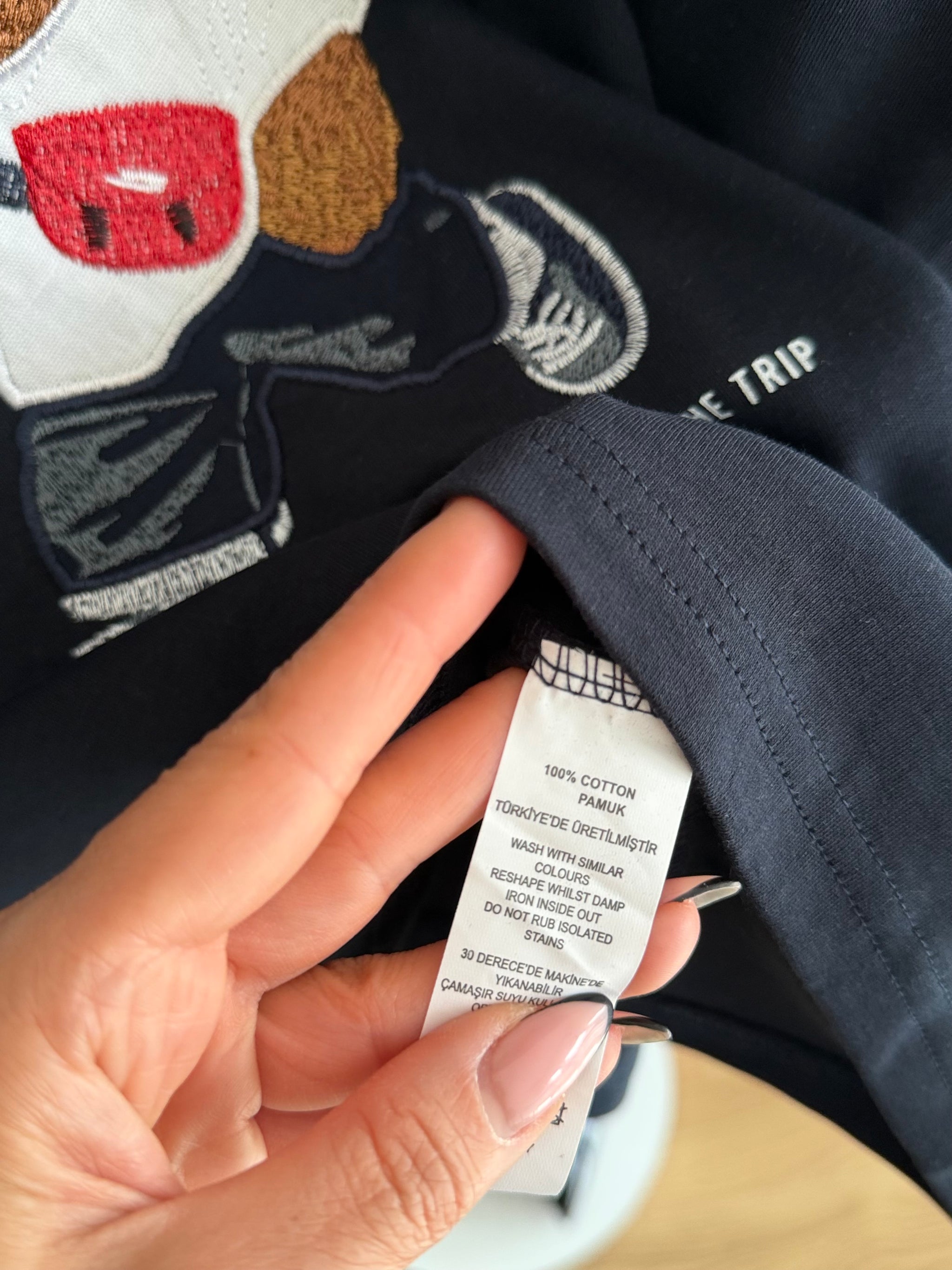 California Bear Lacivert Basic Tshirt