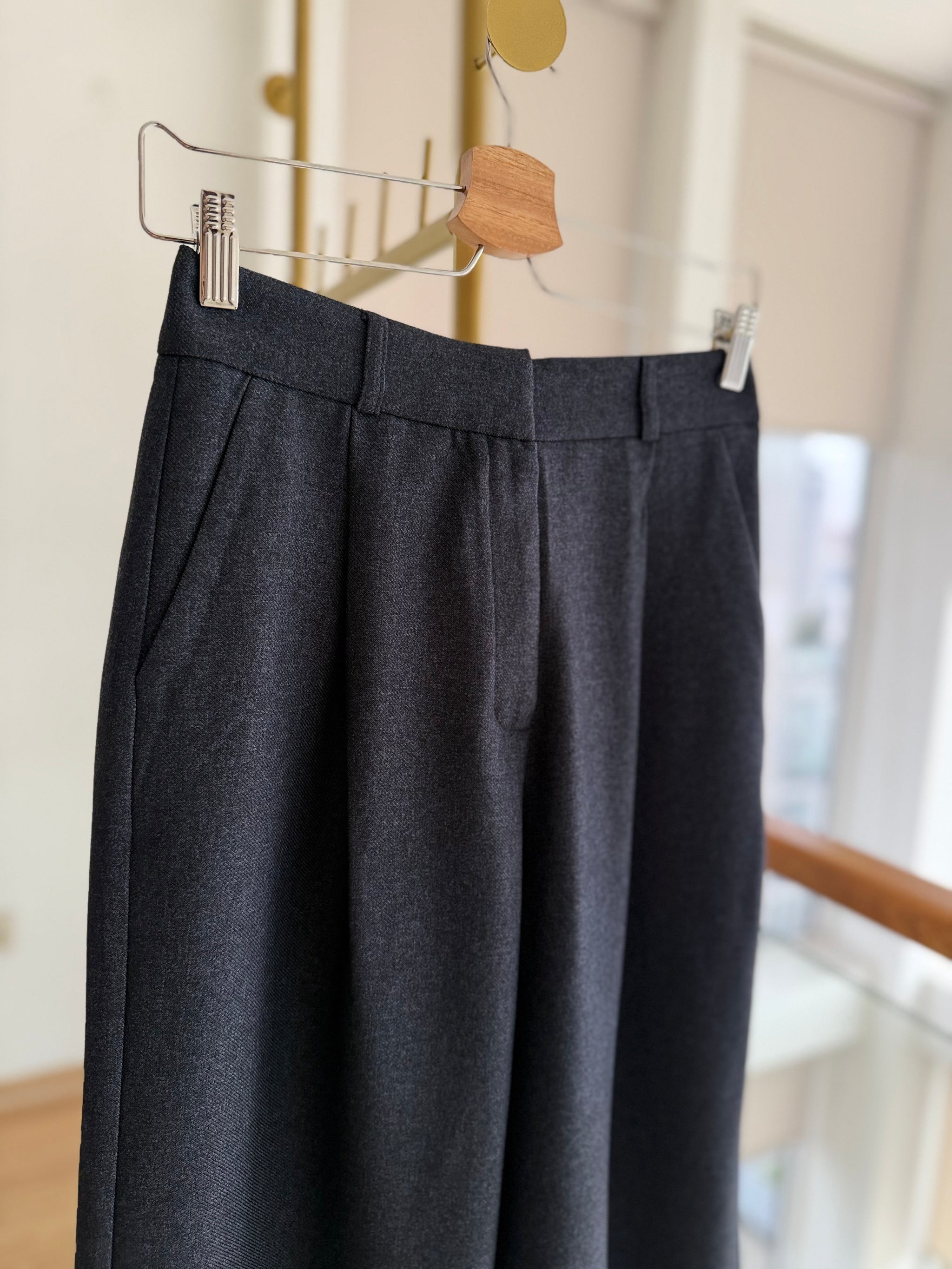 Premium Palazzo Lacivert Pantolon