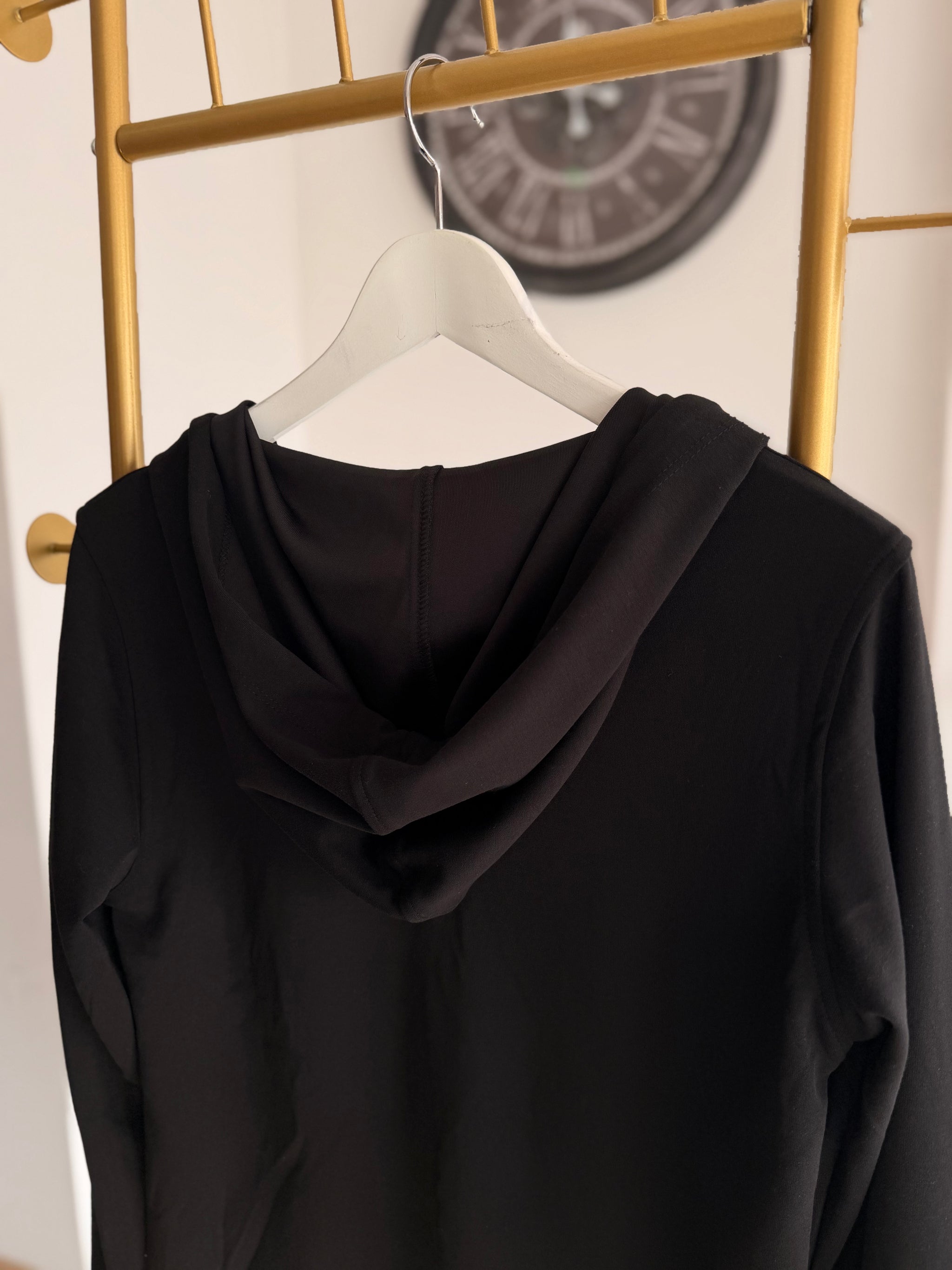 Siyah Modal Kumaş Outfit Takım
