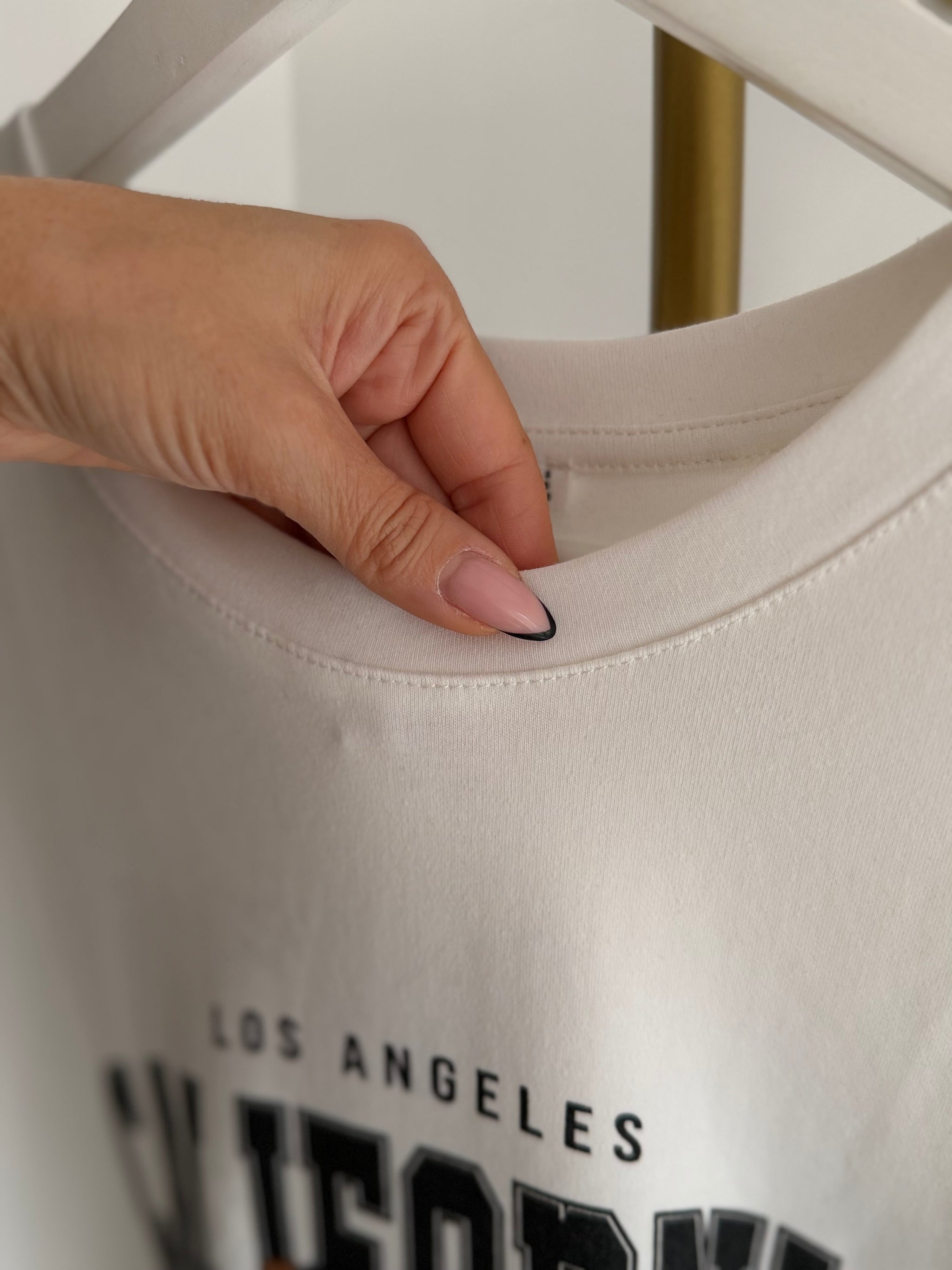 California Bear Beyaz Basic Tshirt