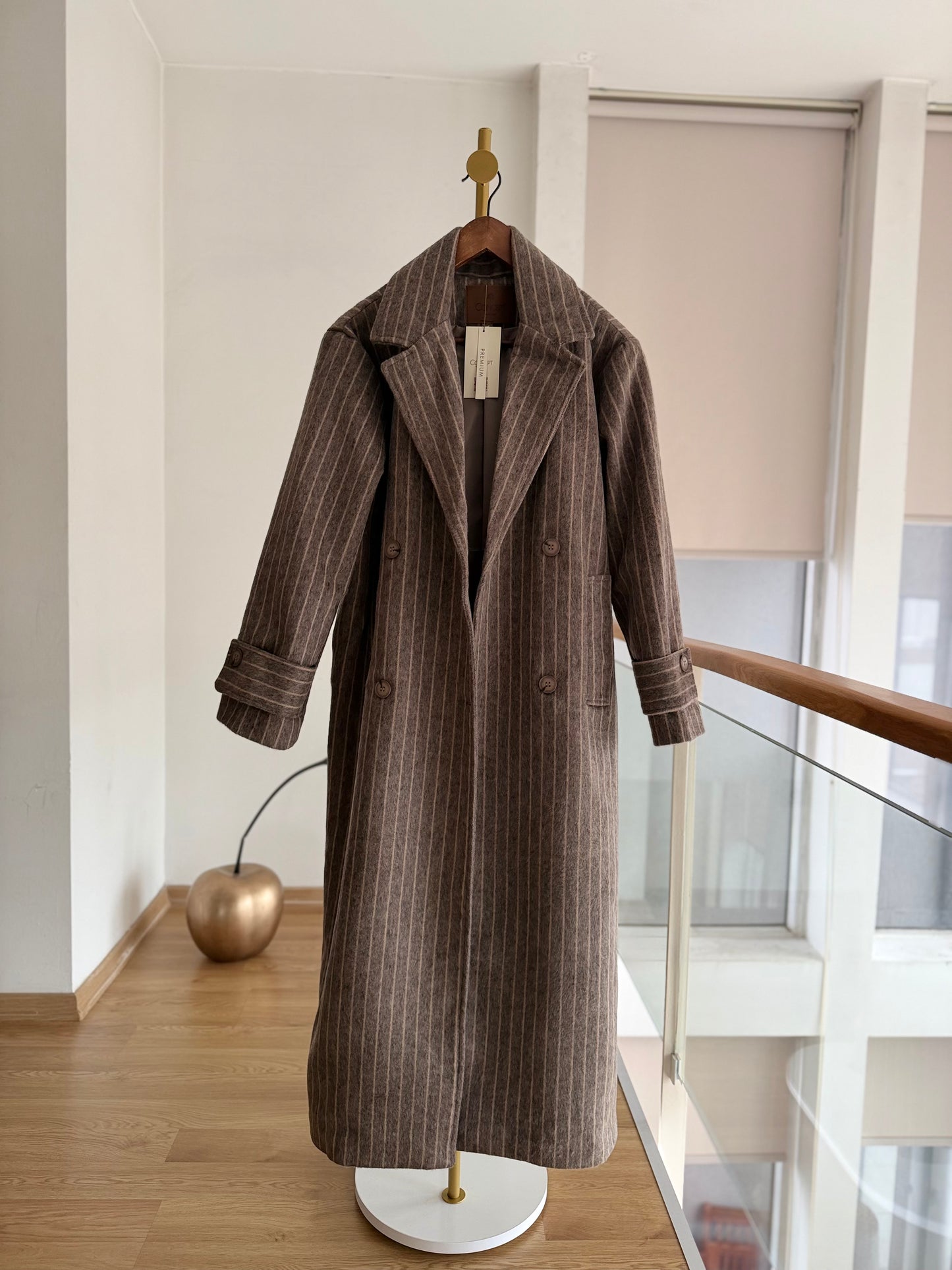 Lueur Concept Premium Kaşe Uzun Kaban