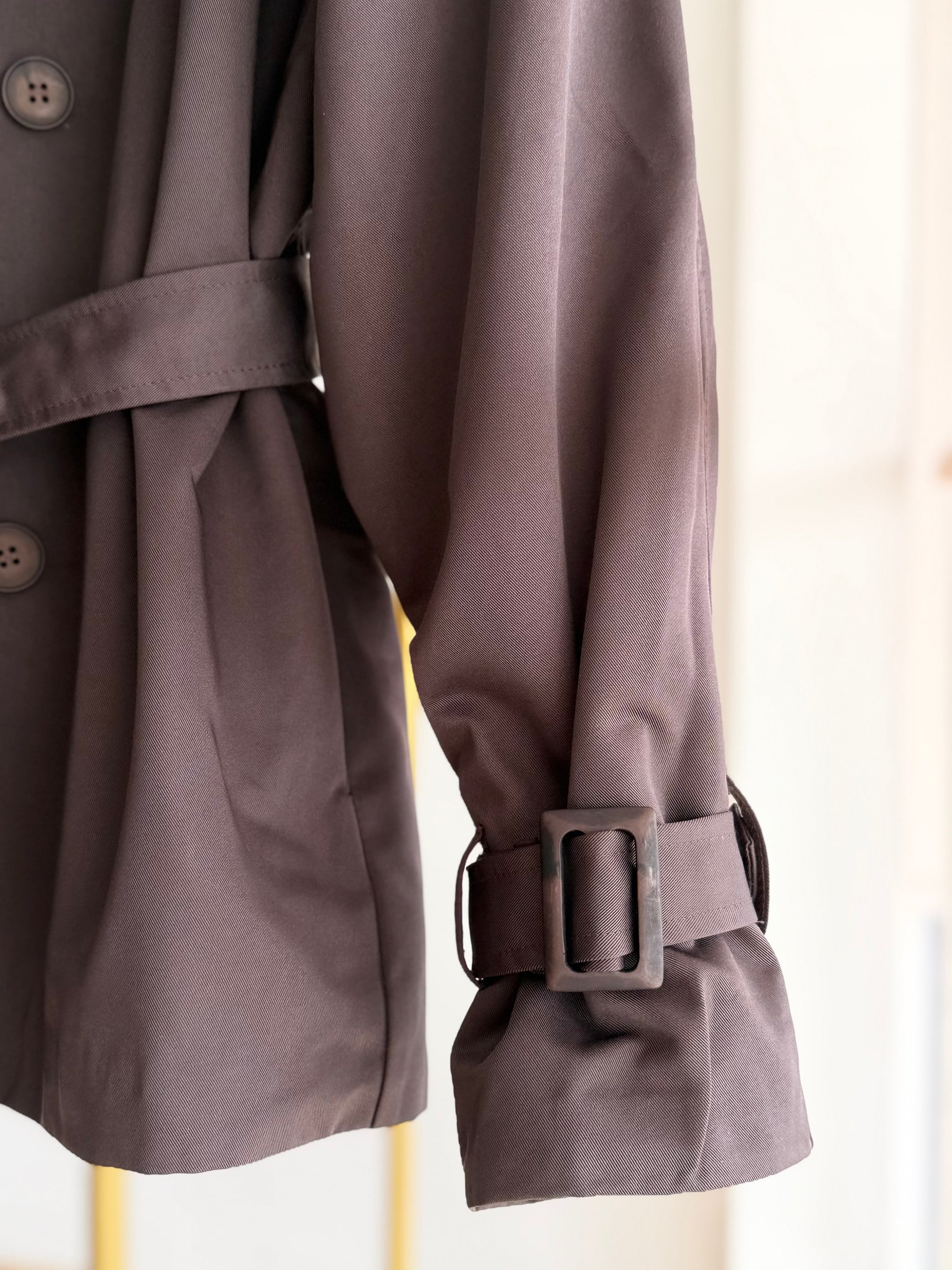 Lueur Concept Premium Acı Kahve Trençkot