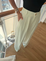 Premium Palazzo Ekru Pantolon