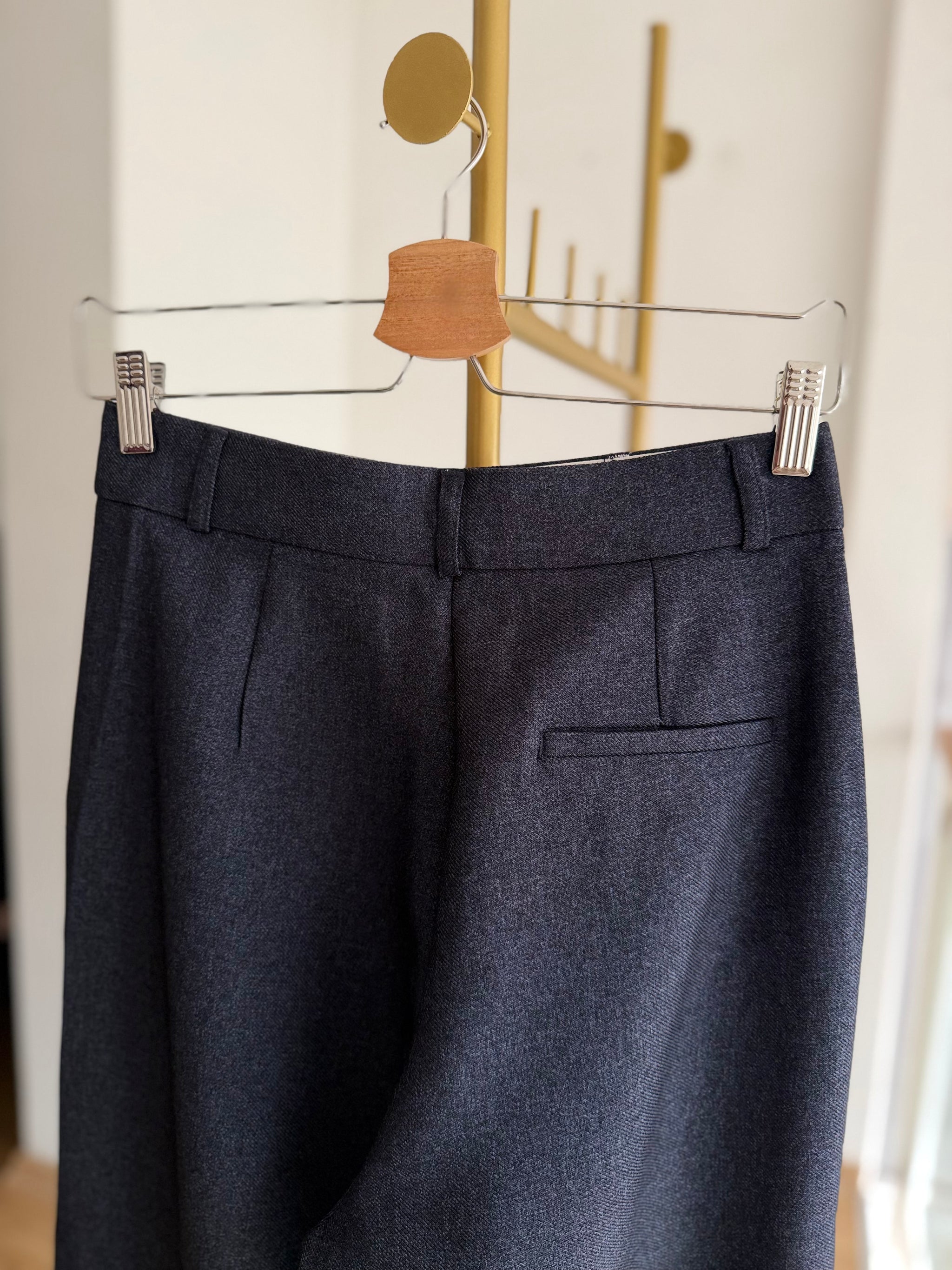 Premium Palazzo Lacivert Pantolon