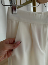 Ekru Palazzo Pantolon