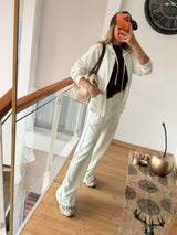 Ekru Modal Kumaş Outfit Takım
