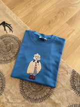 Red Queen Pastel Mavi Basic Tshirt