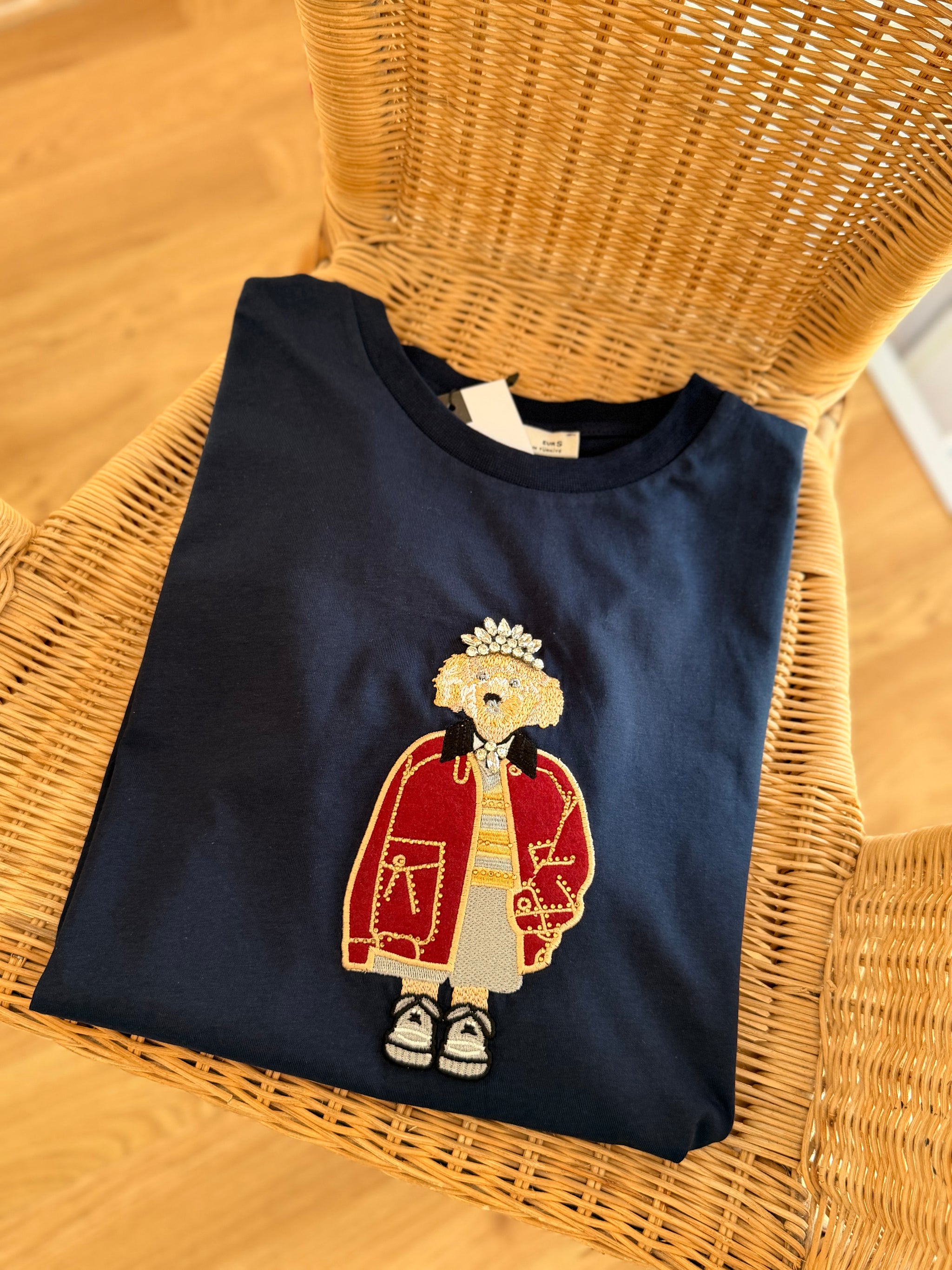 Red Queen Lacivert Basic Tshirt