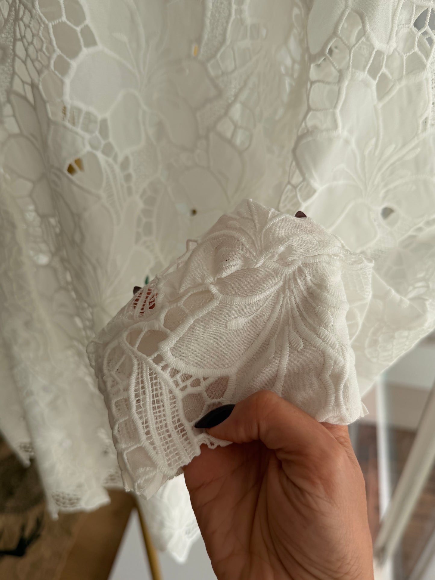 Güpür Tasarım Premium Beyaz Gömlek