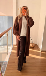 Uzun Premium Acı Kahve Hırka