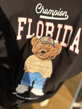 Florida Bear Siyah Basic Tshirt