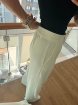 Premium Palazzo Ekru Pantolon