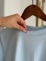 Bebe Mavi %100 Pamuk Gold Tokalı Tshirt