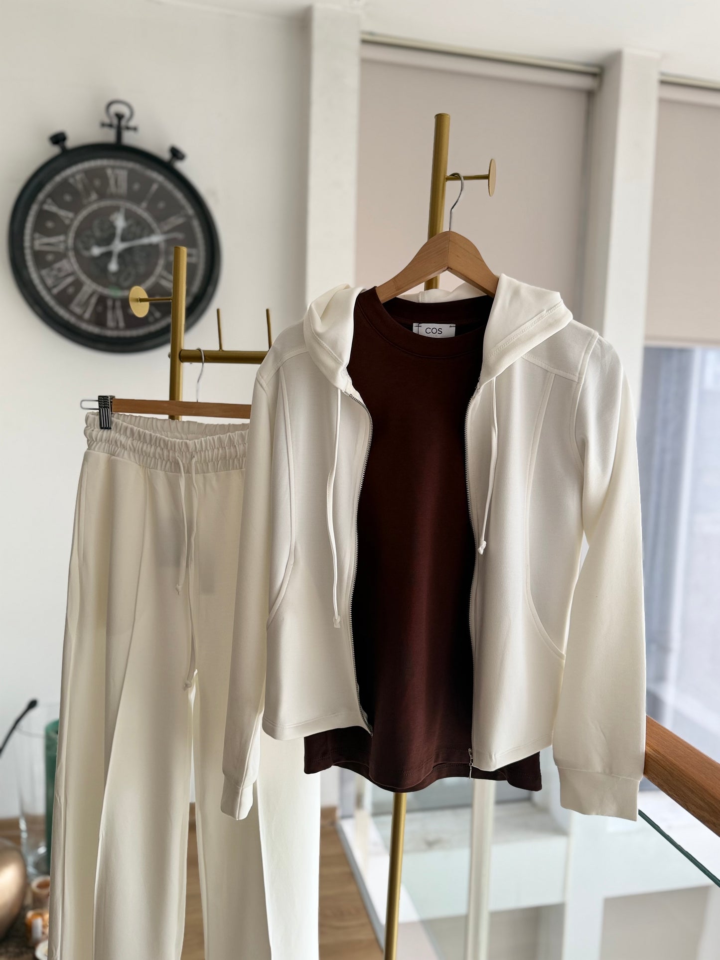 Ekru Modal Kumaş Outfit Takım