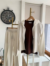 Ekru Modal Kumaş Outfit Takım
