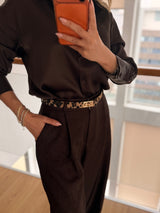 Premium Palazzo Acı Kahve Pantolon