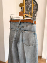 Süet Kemerli Premium Jean Pantolon
