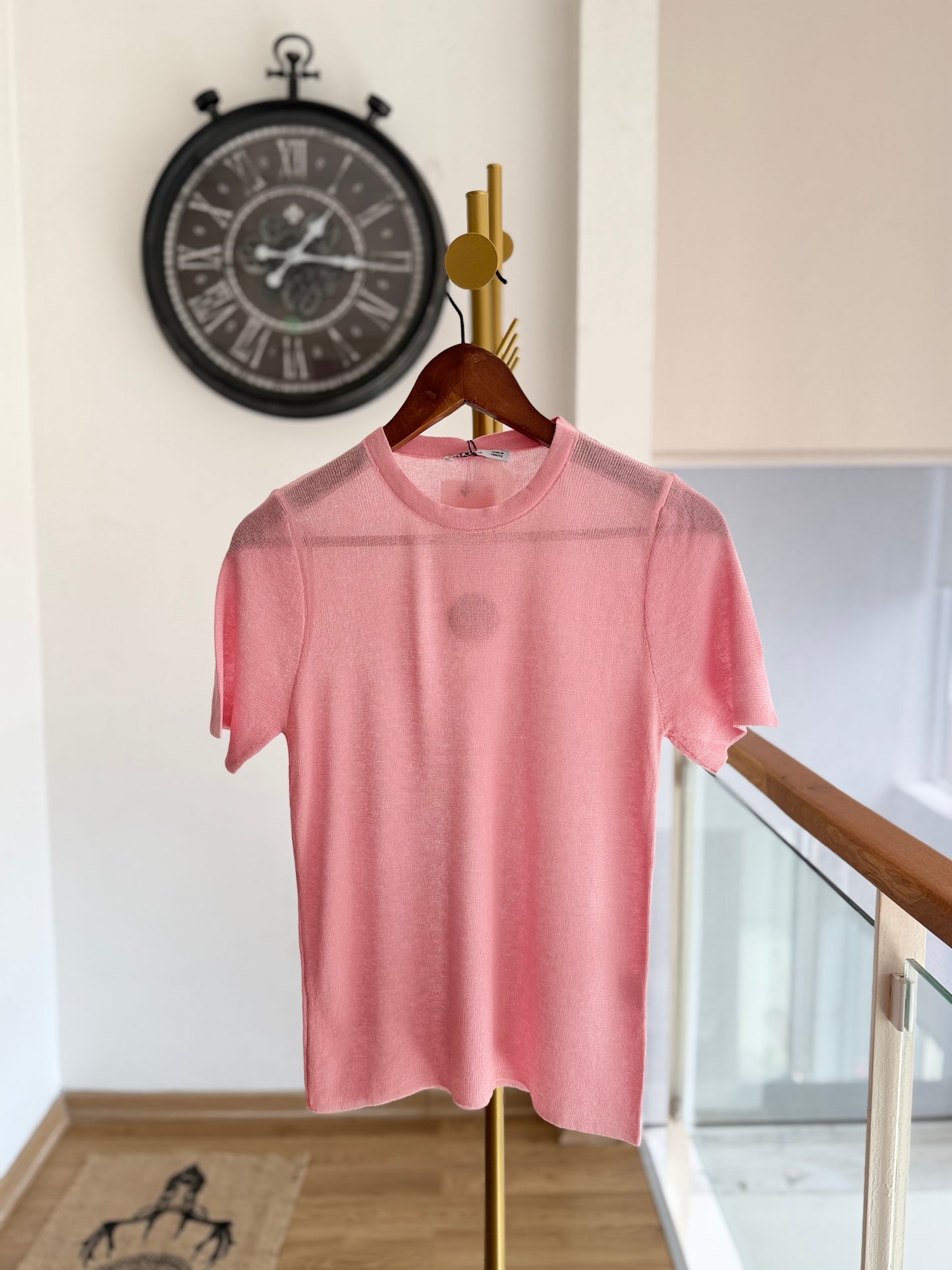 Merserize Premium Pembe Bluz