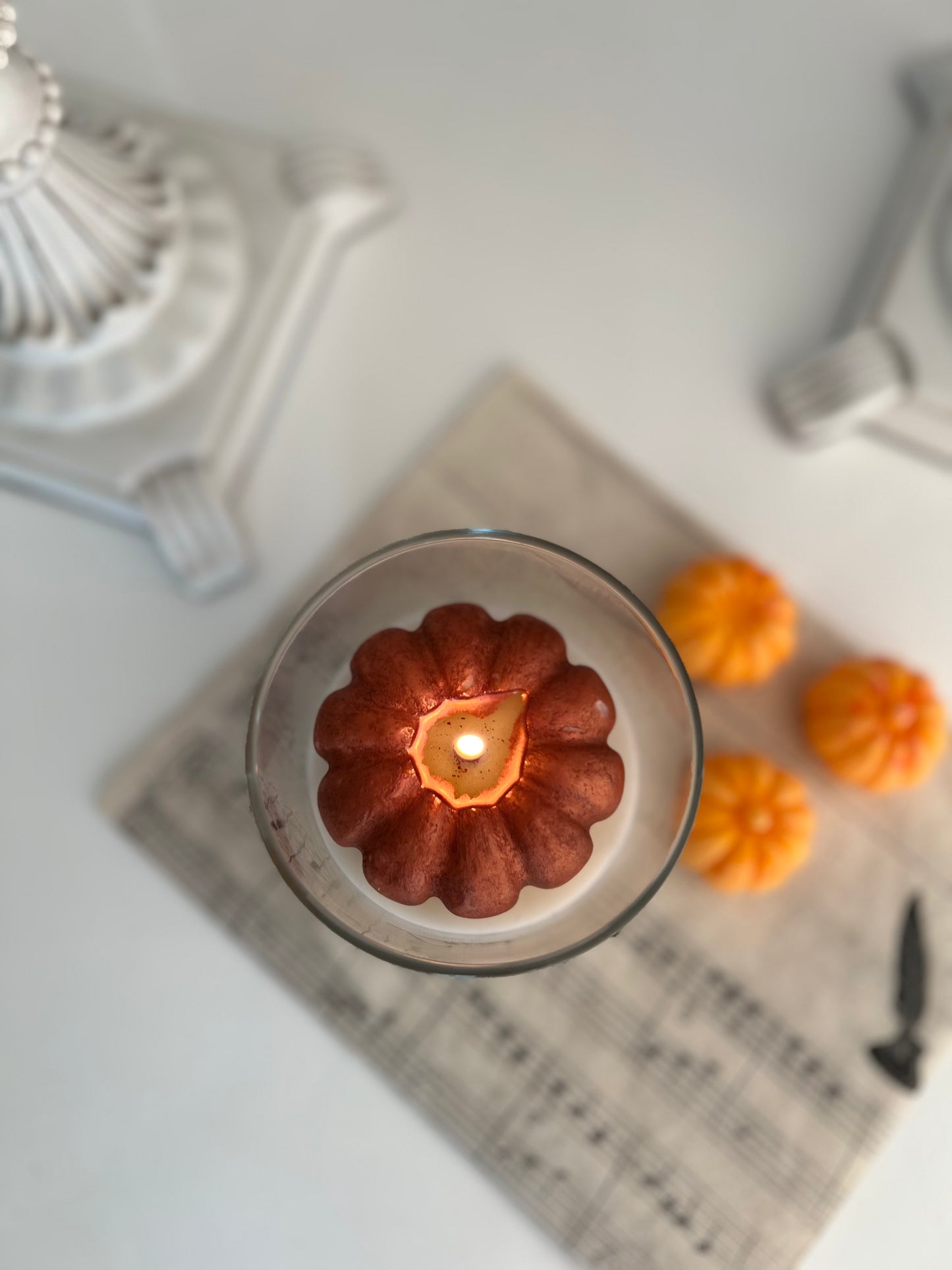 Lueur Autumn 'Mango Kokulu Dekoratif Bal Kabağı Soya Mumu'