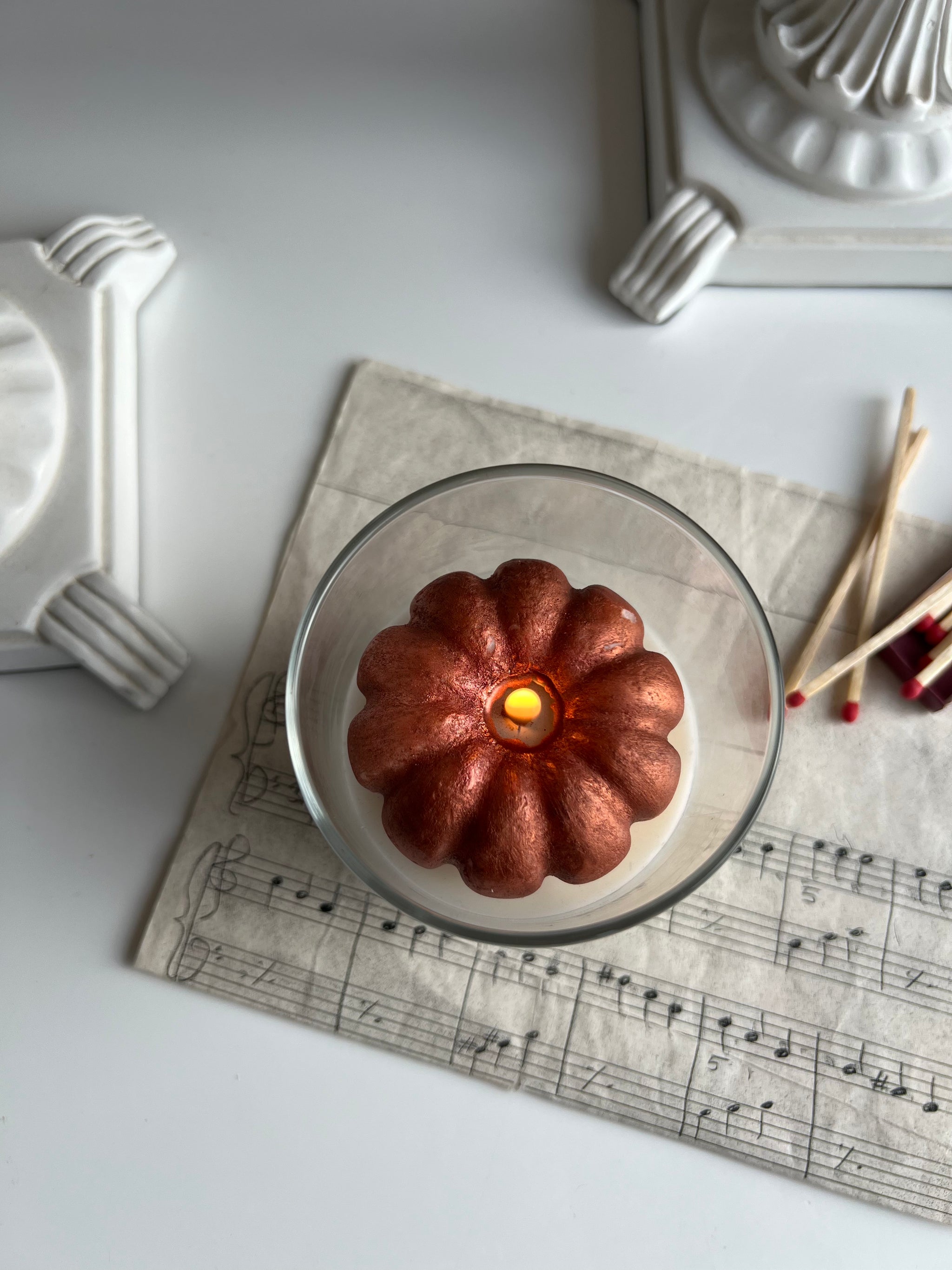 Lueur Autumn 'Mango Kokulu Dekoratif Bal Kabağı Soya Mumu'