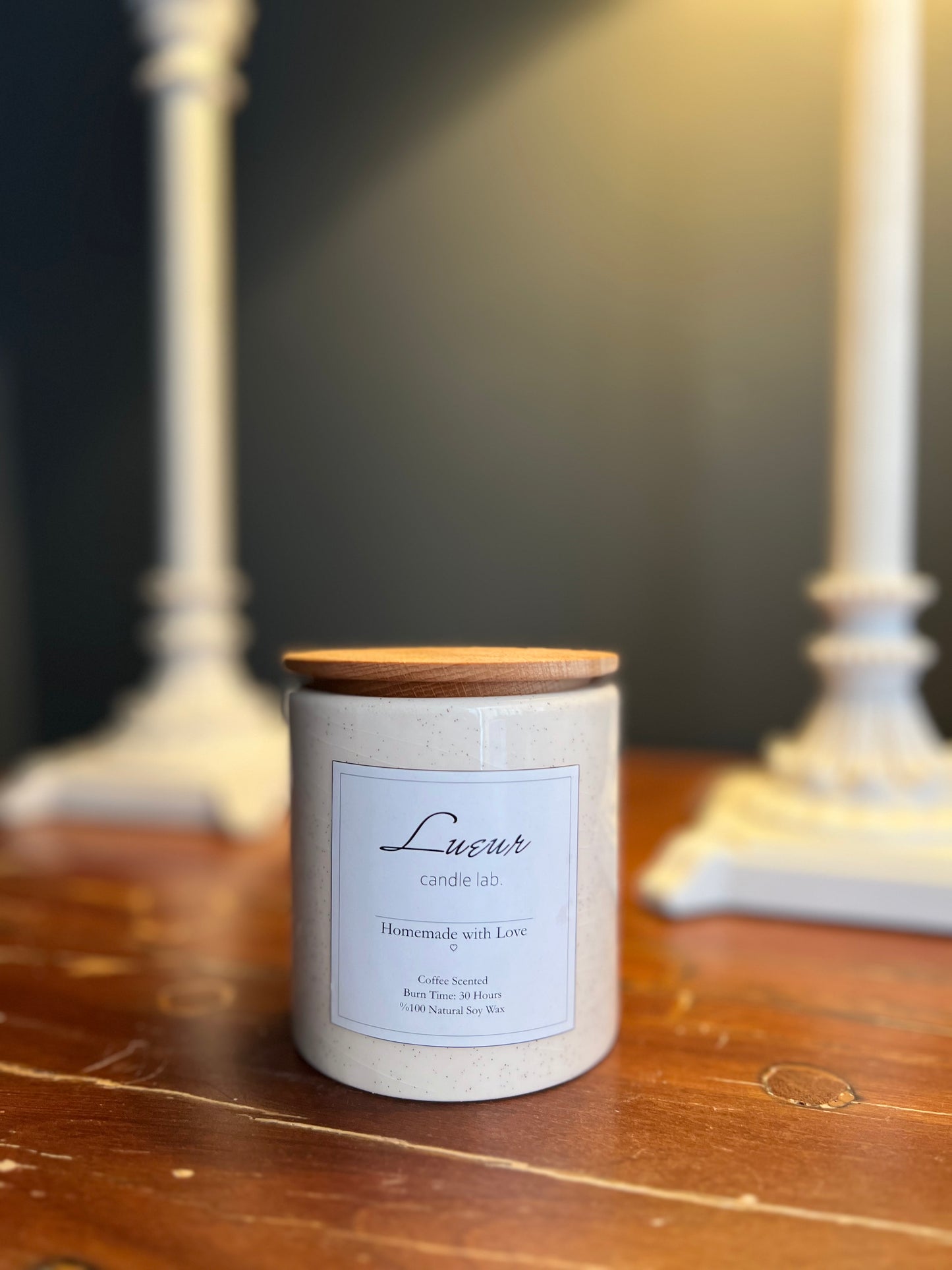 Classic Lueur Kahve Kokulu Saf Soya Mumu