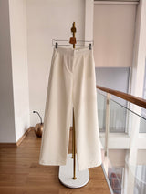 Ekru Palazzo Pantolon