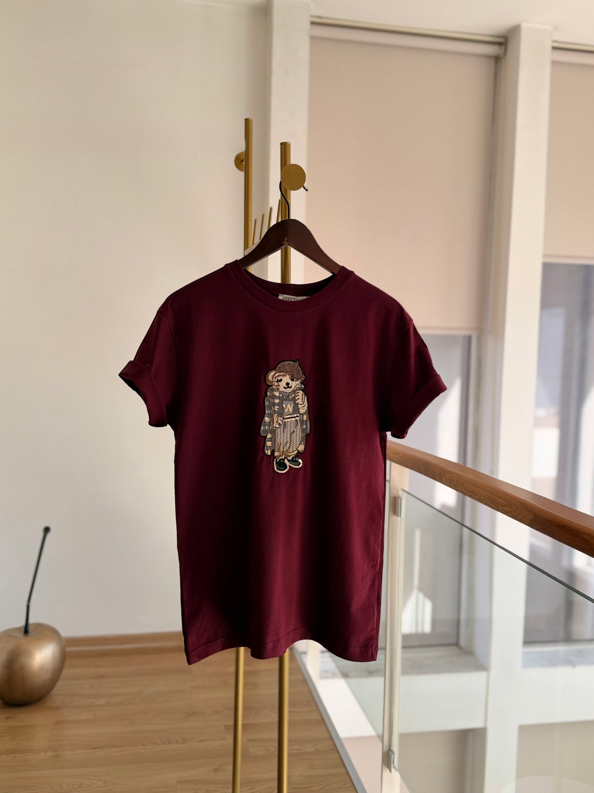 Artist Dog Bordo Basic Tshirt