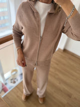 Bej Triko Eşofman Takım