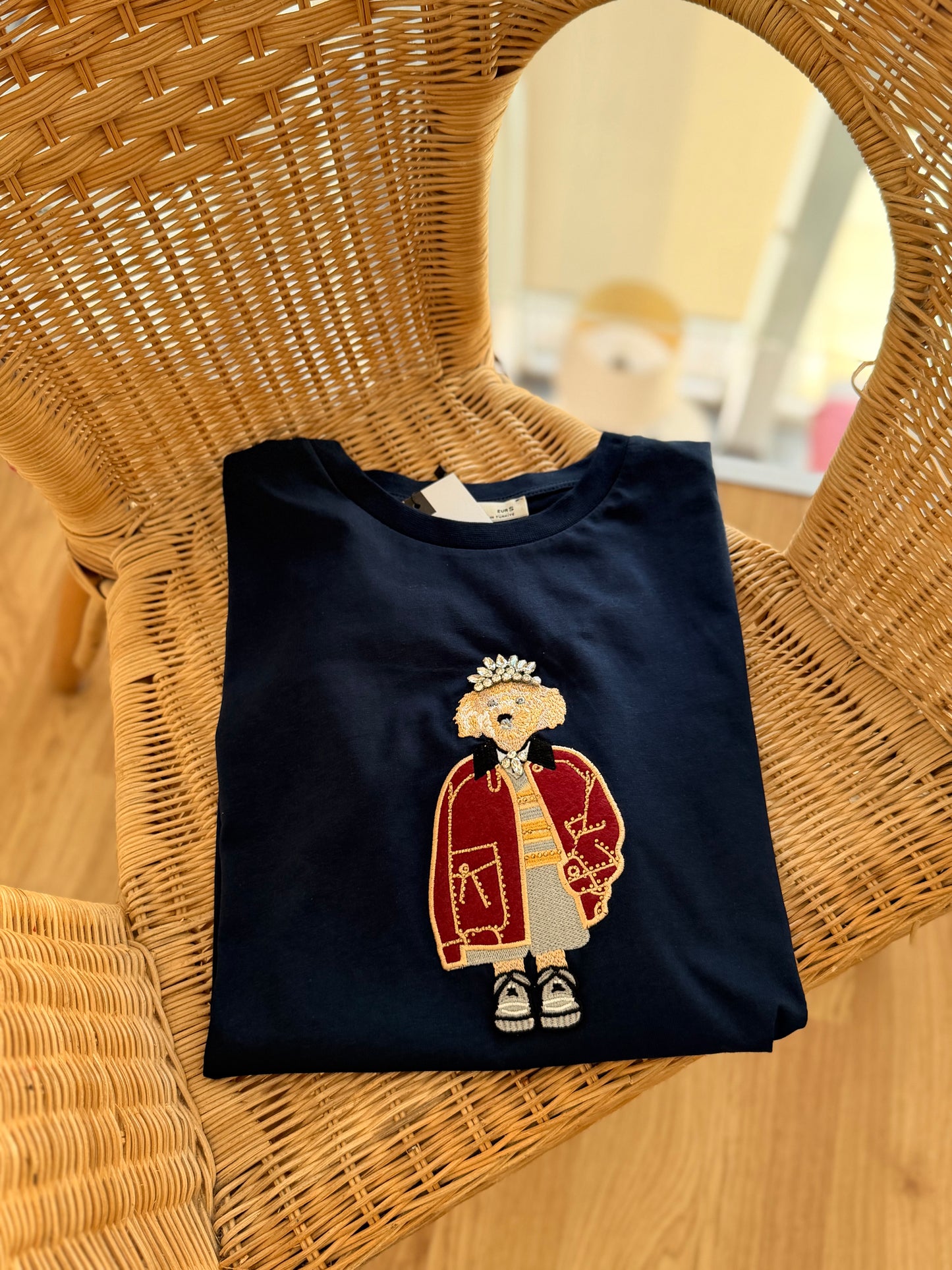 Red Queen Lacivert Basic Tshirt