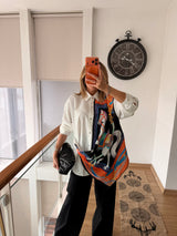 Oranj Horse’s Tasarım Beyaz Gömlek