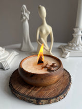 Lueur Kahve Aromalı Kağıt Fitil Bambu Soya Mumu