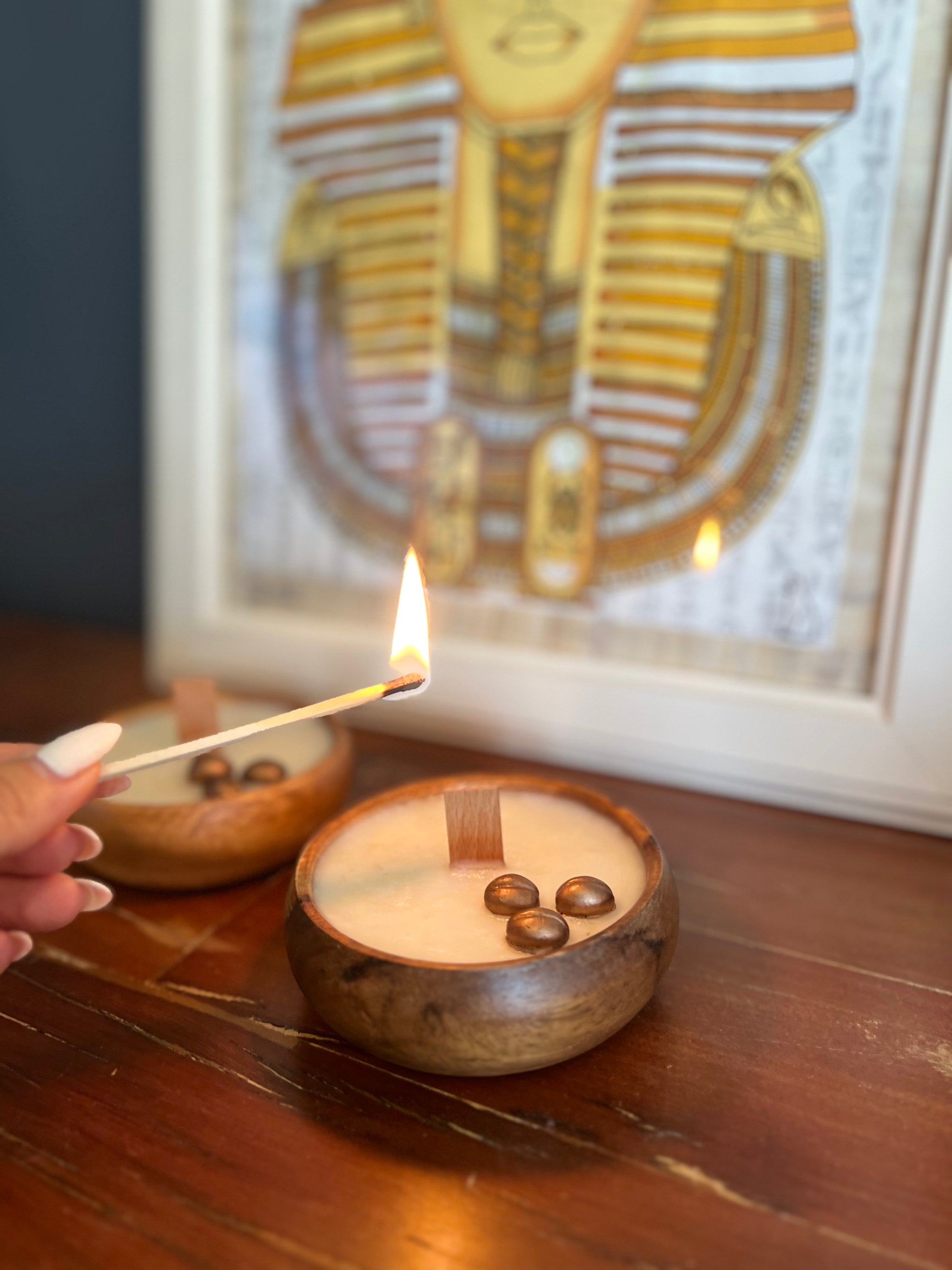 Lueur Kahve Aromalı Kağıt Fitil Bambu Soya Mumu