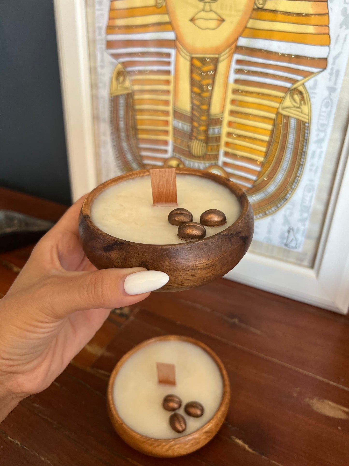 Lueur Kahve Aromalı Kağıt Fitil Bambu Soya Mumu