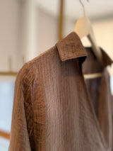 Kruvaze Yaka Vizon Yandan Bağlamalı Gömlek