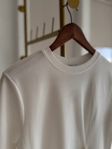 Beyaz %100 Pamuk Gold Tokalı Tshirt