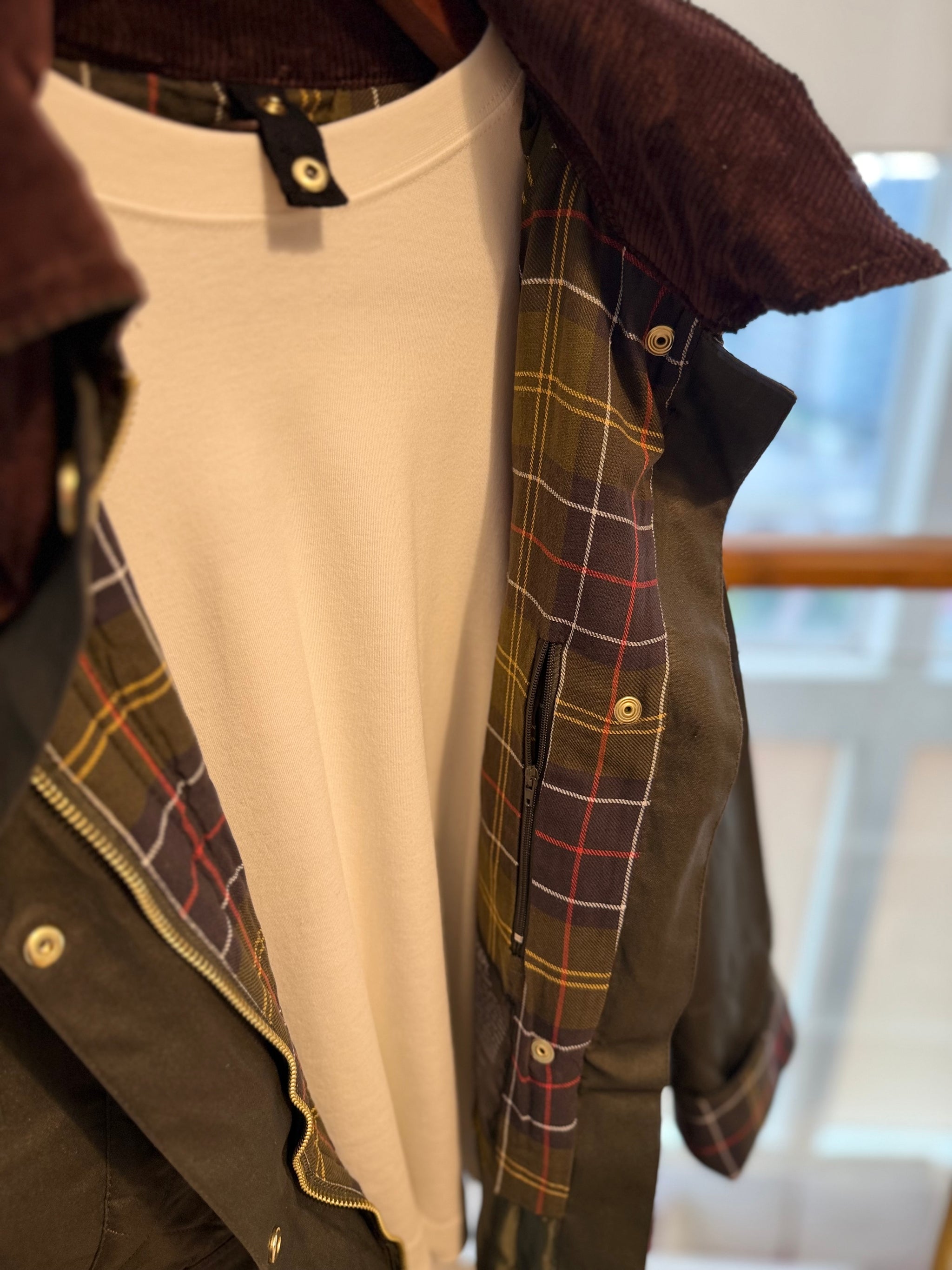 Concept Lueur Kapüşonlu Haki Yağlı Mont