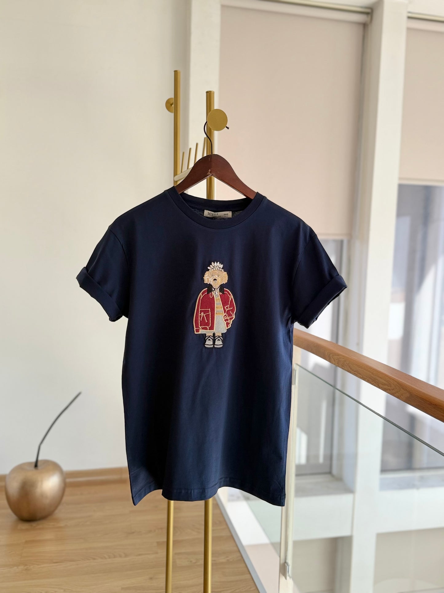 Red Queen Lacivert Basic Tshirt