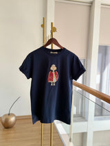 Red Queen Lacivert Basic Tshirt