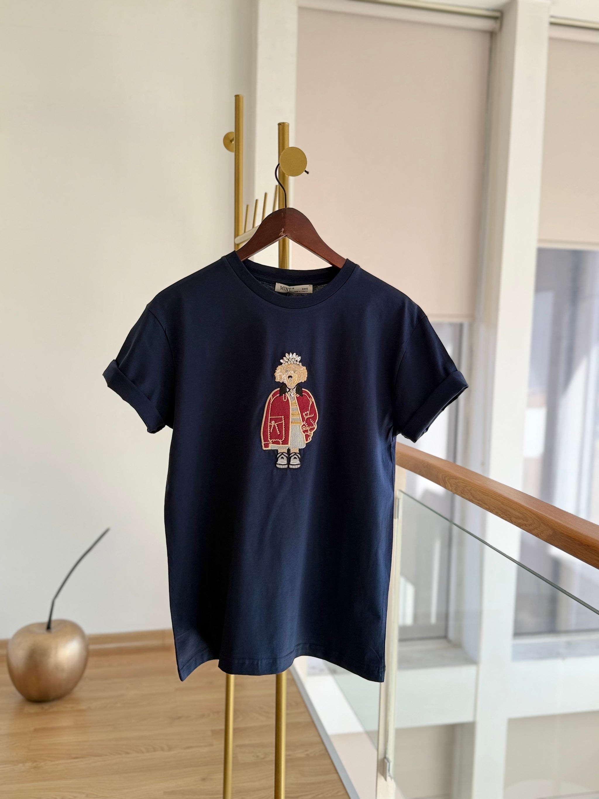 Red Queen Lacivert Basic Tshirt